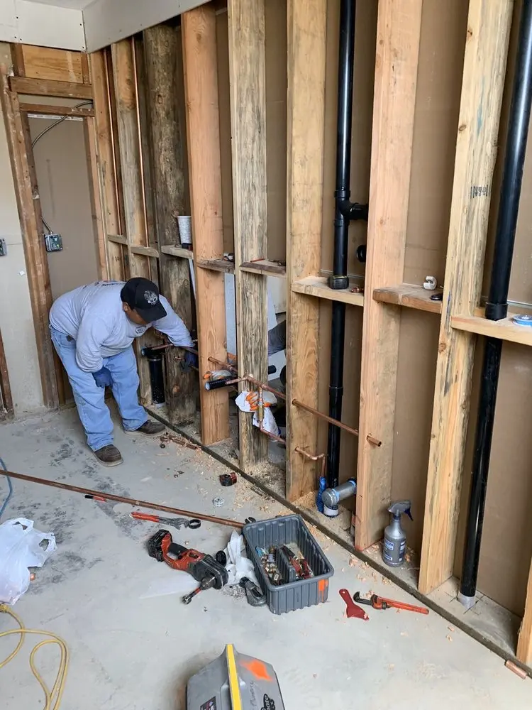 Commercial rough-in plumbing for Gas Line Repair in Live Oak